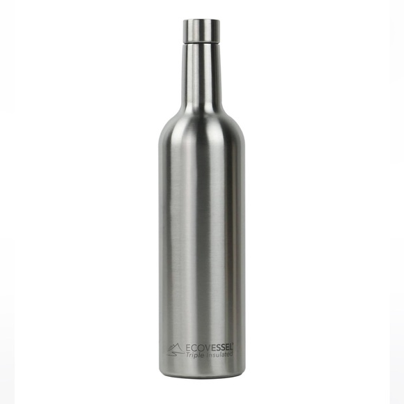 NIB NWT EcoVessel full wine bottle chiller flask thermos. Wine to go. Wine lover - Picture 1 of 6